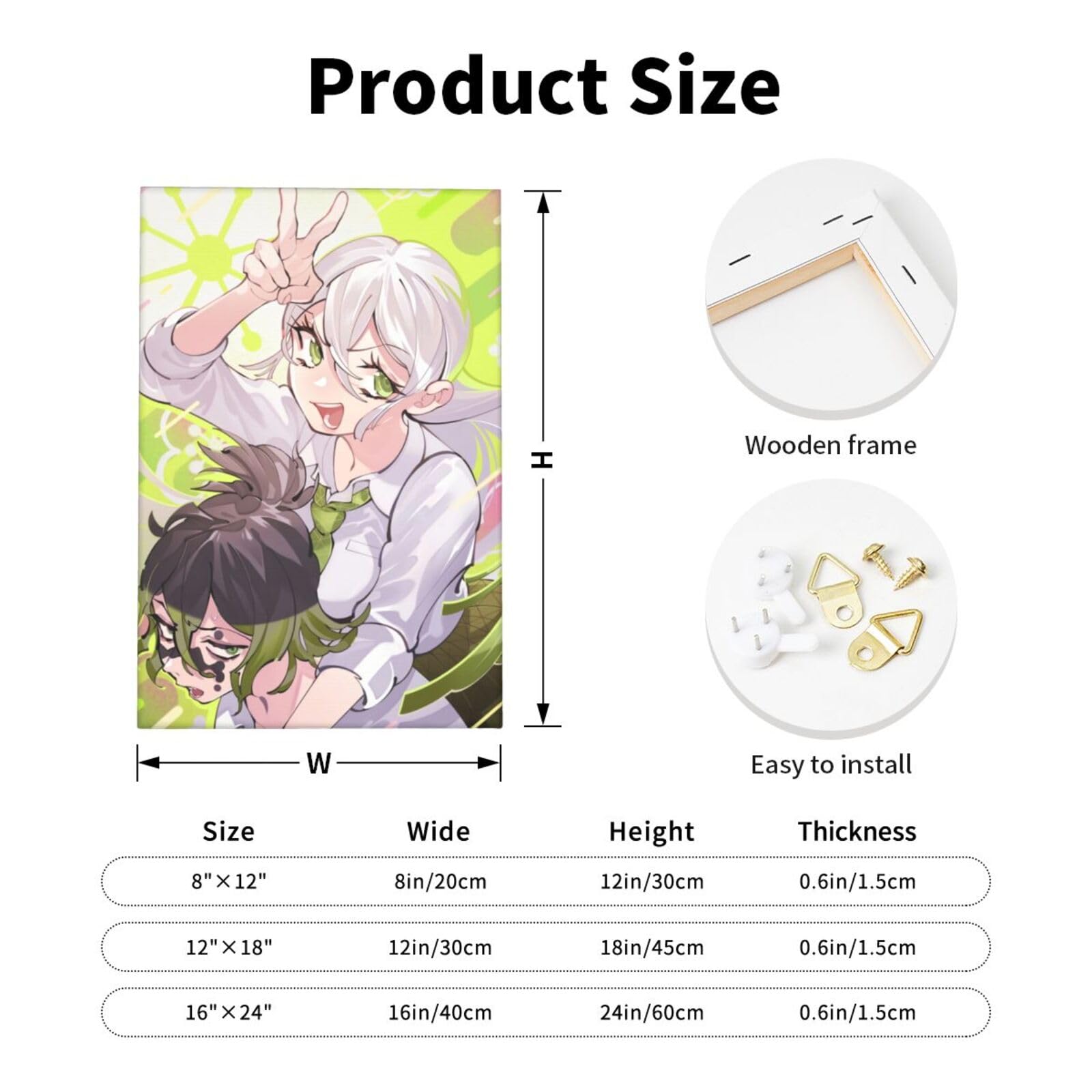 Amazon.co.jp: アートポスター 鬼滅の刃 堕姫 妓夫太郎 アート